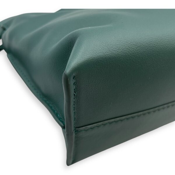 Flamenco Green Shoulder Bag in Nappa Leather, Gold hardware - Image 10