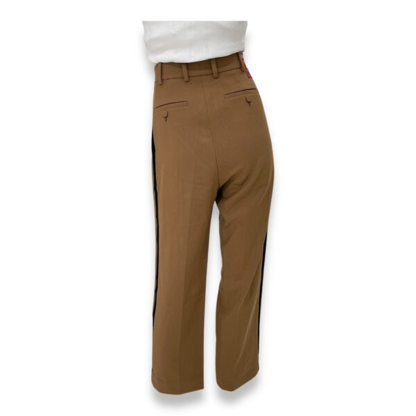 Brown Pants with Black Stripes on the side 36 Ready-To-Wear in Wool - Image 3