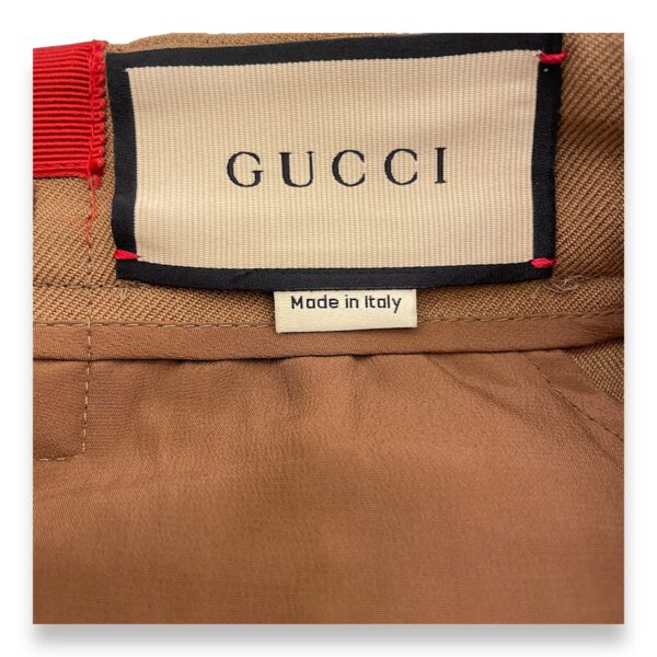 Brown Pants with Black Stripes on the side 36 Ready-To-Wear in Wool - Image 6