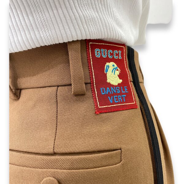 Brown Pants with Black Stripes on the side 36 Ready-To-Wear in Wool - Image 5