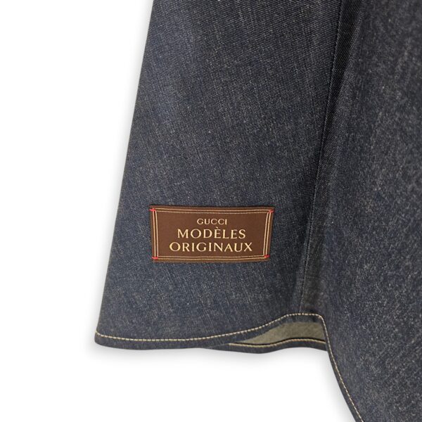 Denim Flare Skirt 38 Blue Ready-To-Wear - Image 5