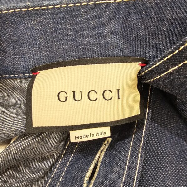 Denim Flare Skirt 38 Blue Ready-To-Wear - Image 4