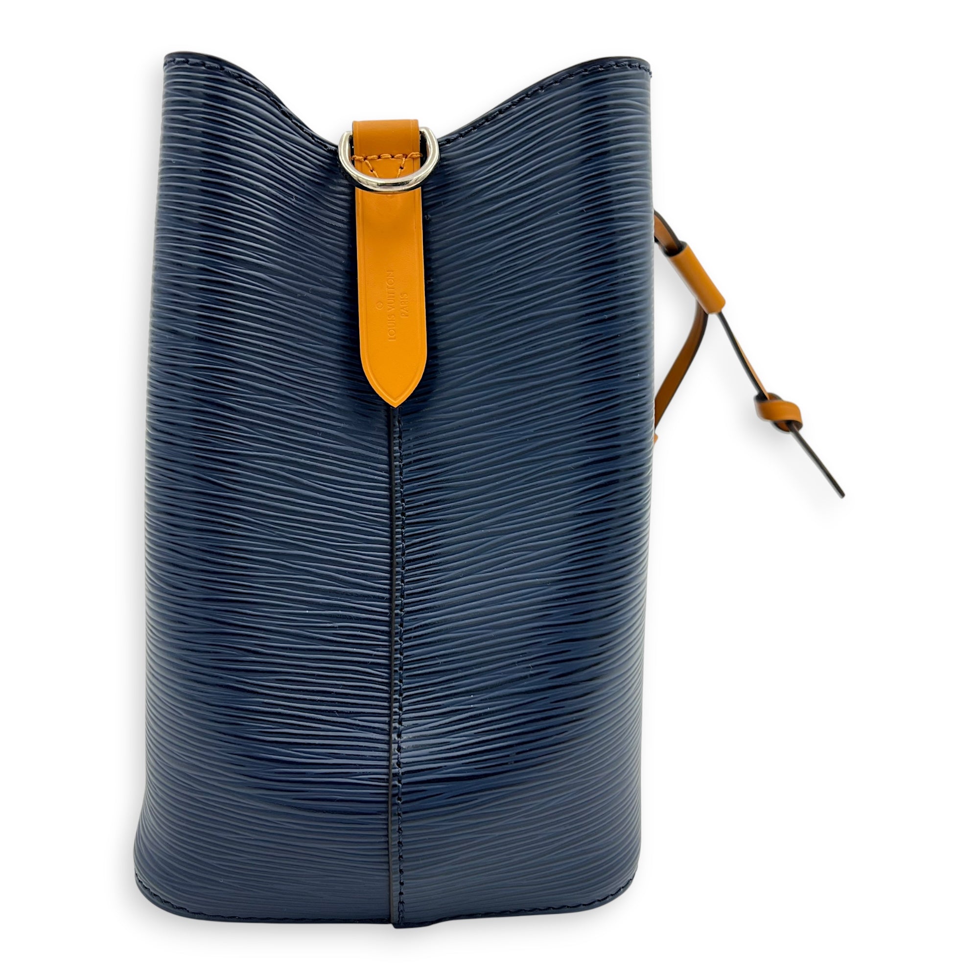NeoNoe BB Blue Bucket Bag in Epi Leather, Silver hardware - Image 4