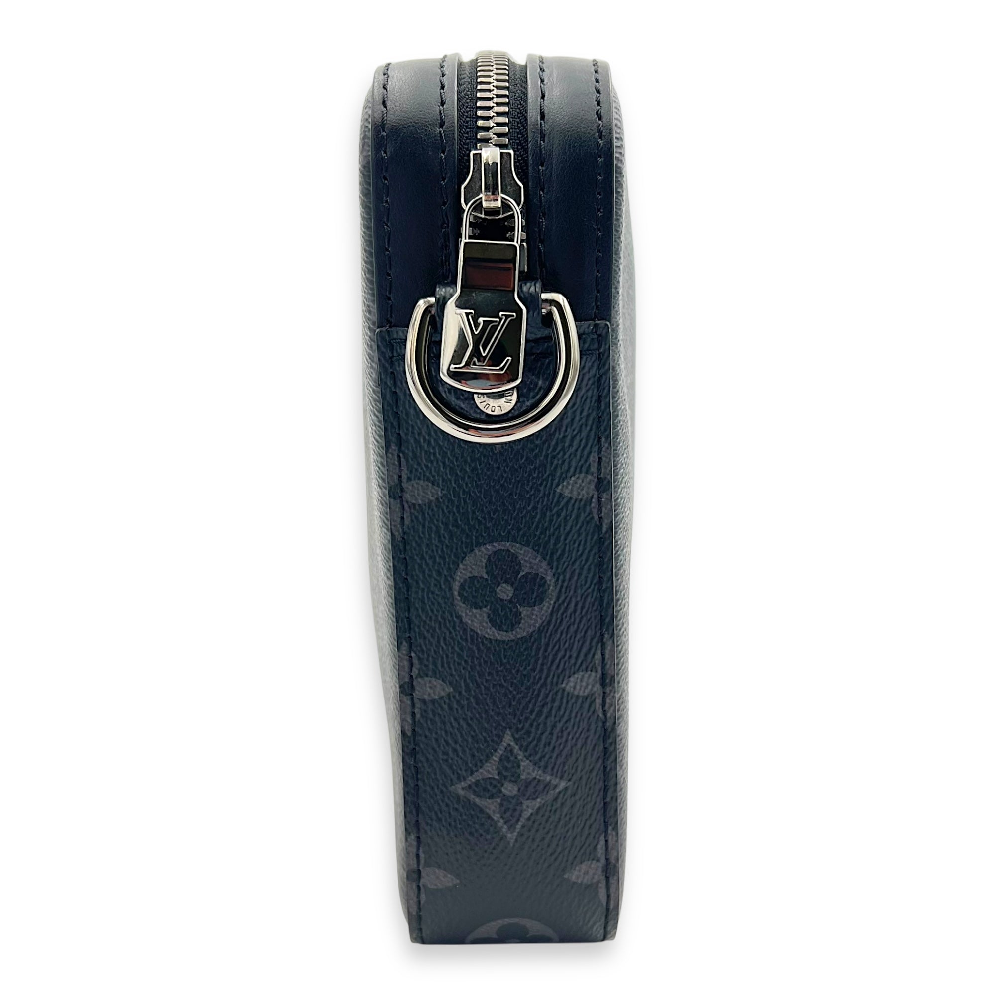 Trio Messenger Eclipse in Monogram Coated Canvas, Silver hardware - Image 5