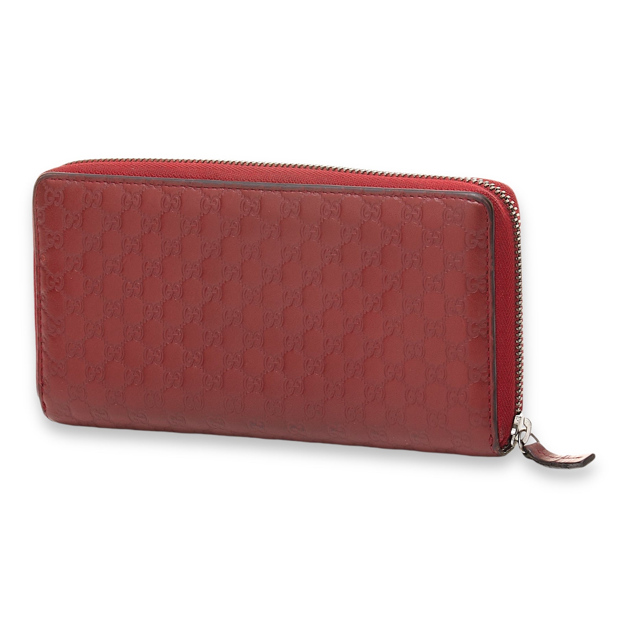 Flap Long Wallet in Guccissima leather, Silver Hardware - Image 3