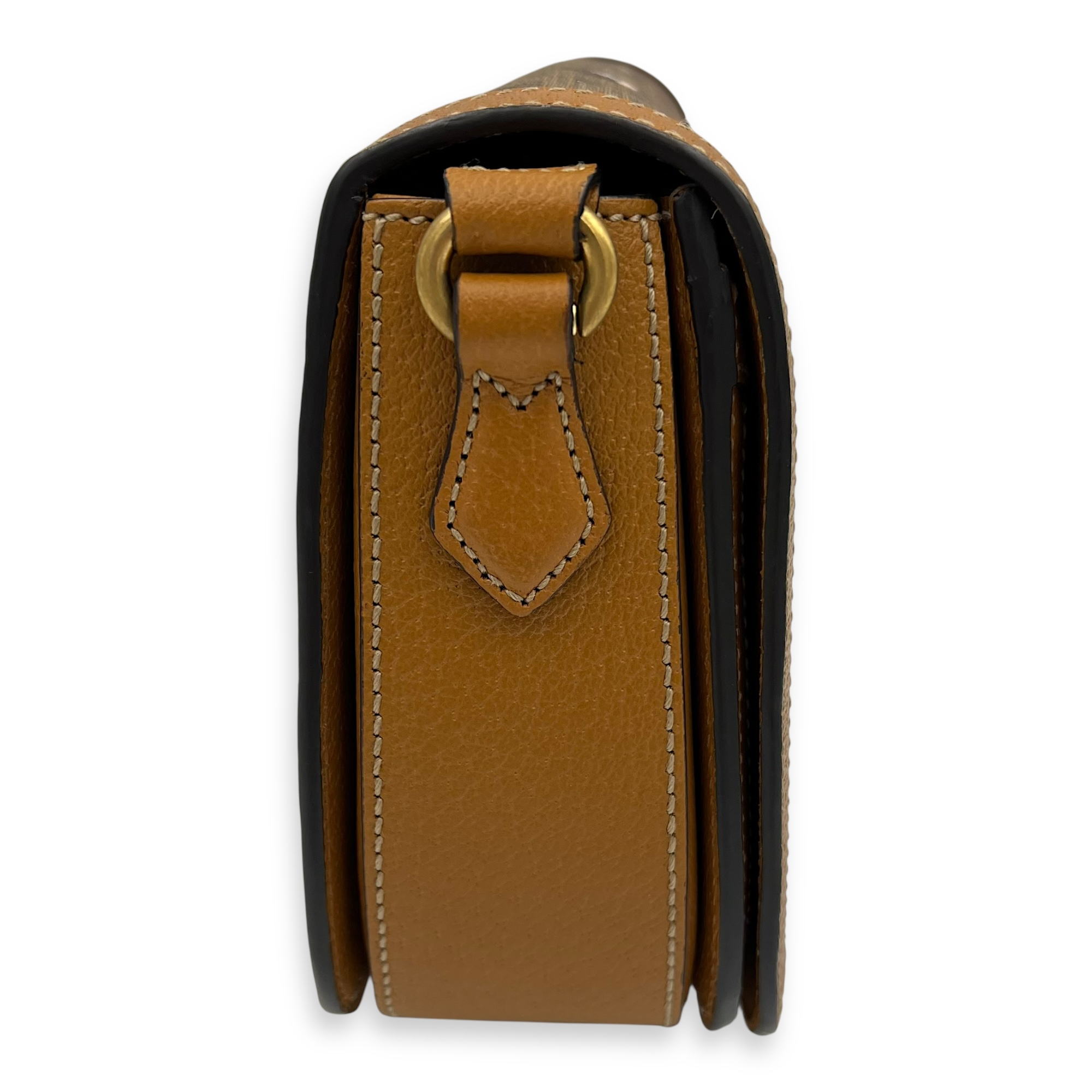 Disney Crossbody Bag Yellow in Coated Canvas, Gold hardware - Image 4