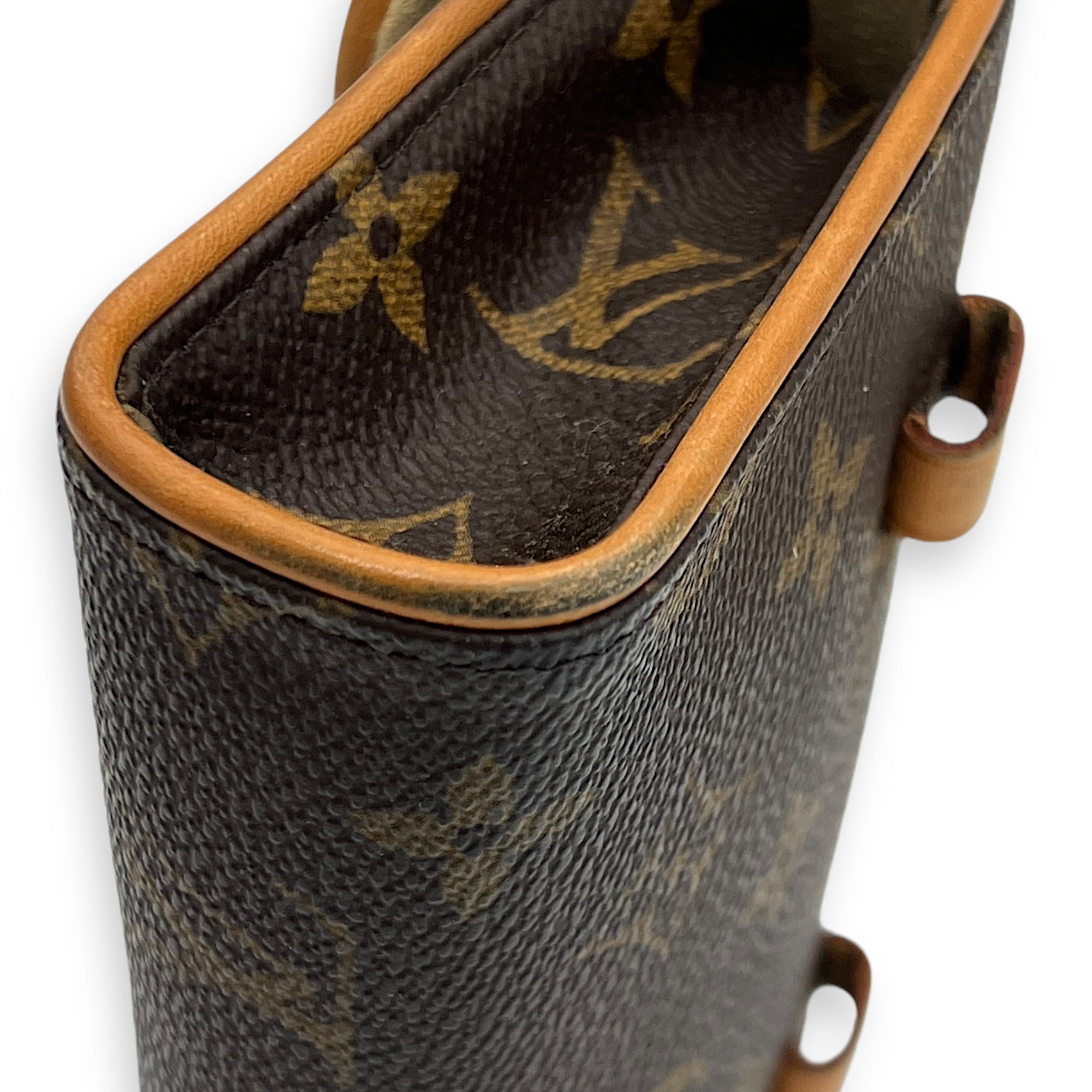 Florentine Belt Bag Brown in Monogram Coated Canvas, Gold hardware - Image 11