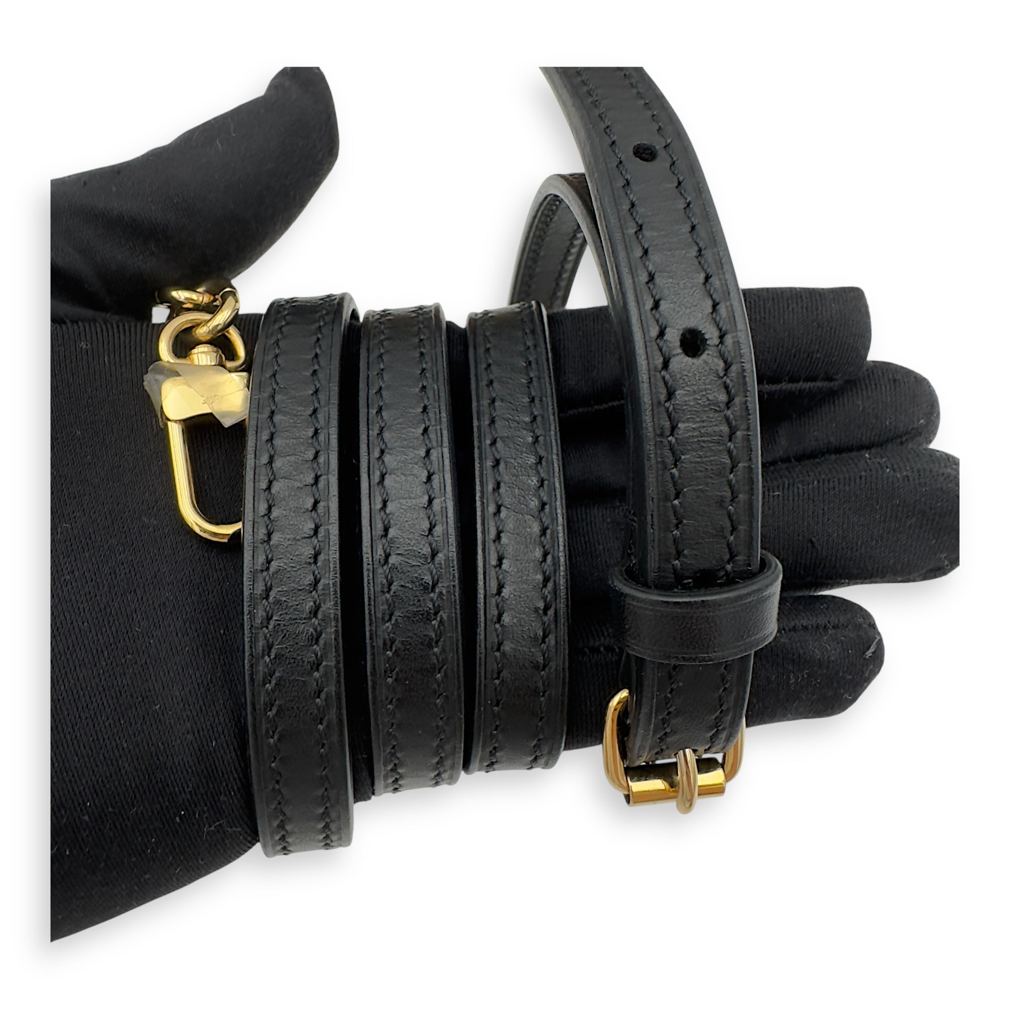 Trunk Clutch 2 Way Brown Crossbody Bag in Coated Canvas, Gold hardware - Image 25