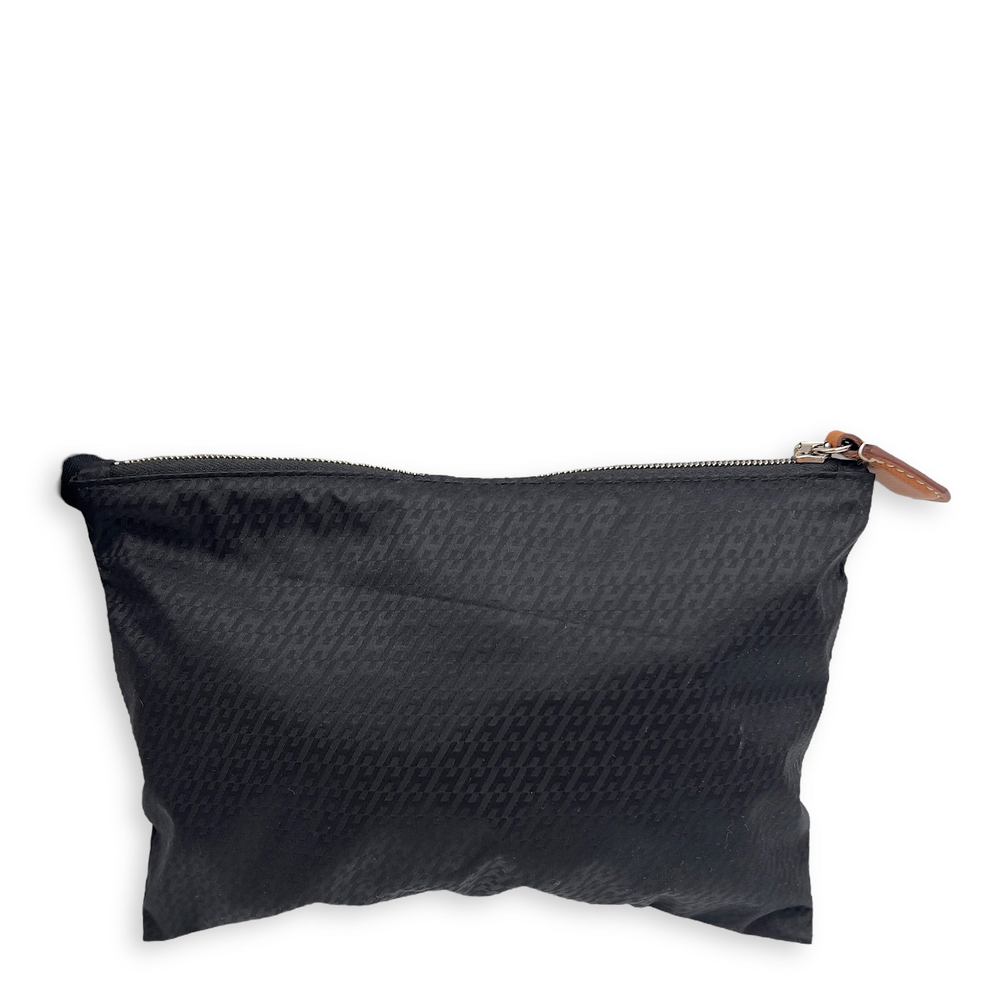 Silky Pocket Cosmetic Case Black in Nylon, Palladium hardware