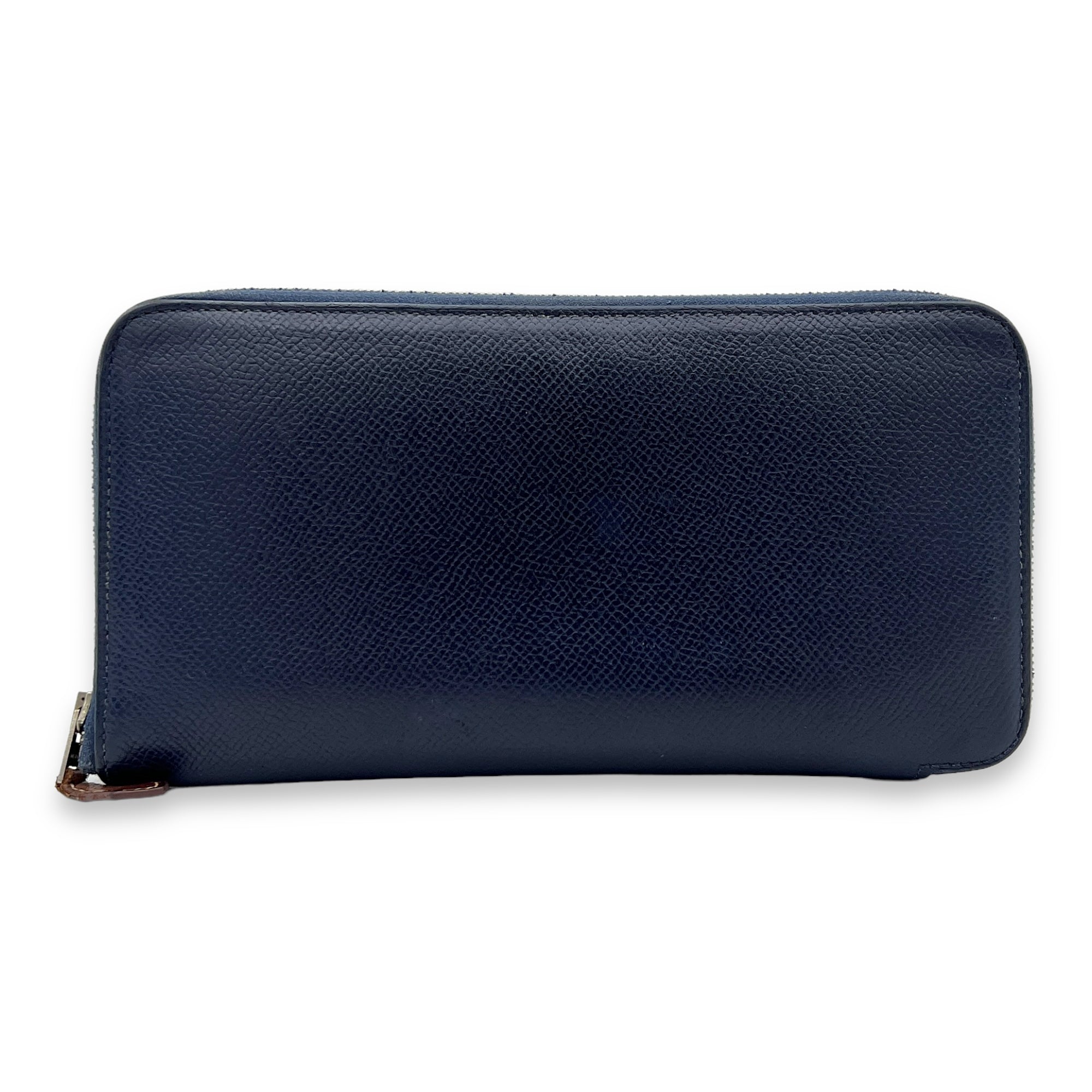 Silk In Long Blue in Epsom, Palladium hardware - Image 3