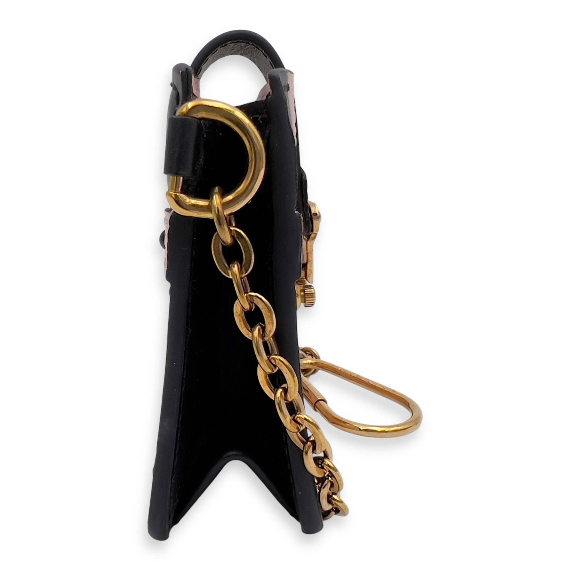 Trunk Card Holder Pink in Epi Leather, Gold hardware - Image 4