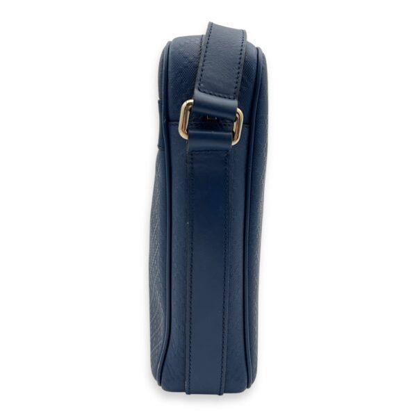 diamante Messenger Blue in Calfskin, Silver hardware - Image 5