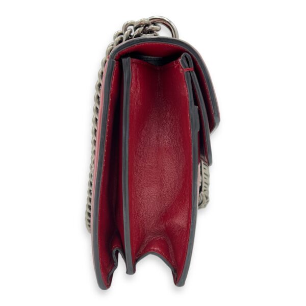 Dionysus Small Black Shoulder Bag in Tweed, Silver hardware - Image 4