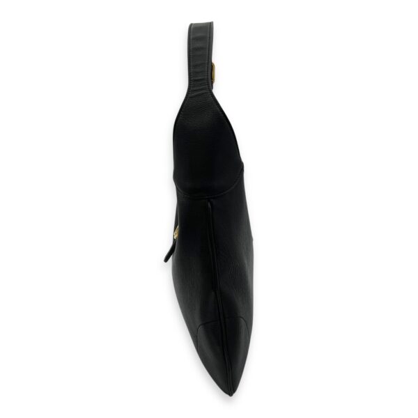 Aphrodite Shoulder Bag Medium Black in Calfskin, Gold hardware - Image 5