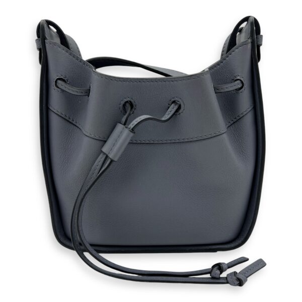 Hammock Mini Blue Shoulder Bag in Calfskin, Silver hardware - Image 4