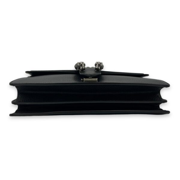 Dionysus Shoulder Bag Black in Calfskin, Silver hardware - Image 6
