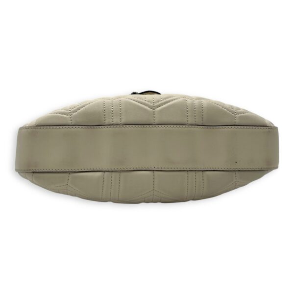 Dionysus Shoulder Bag White in Calfskin, Silver hardware - Image 6
