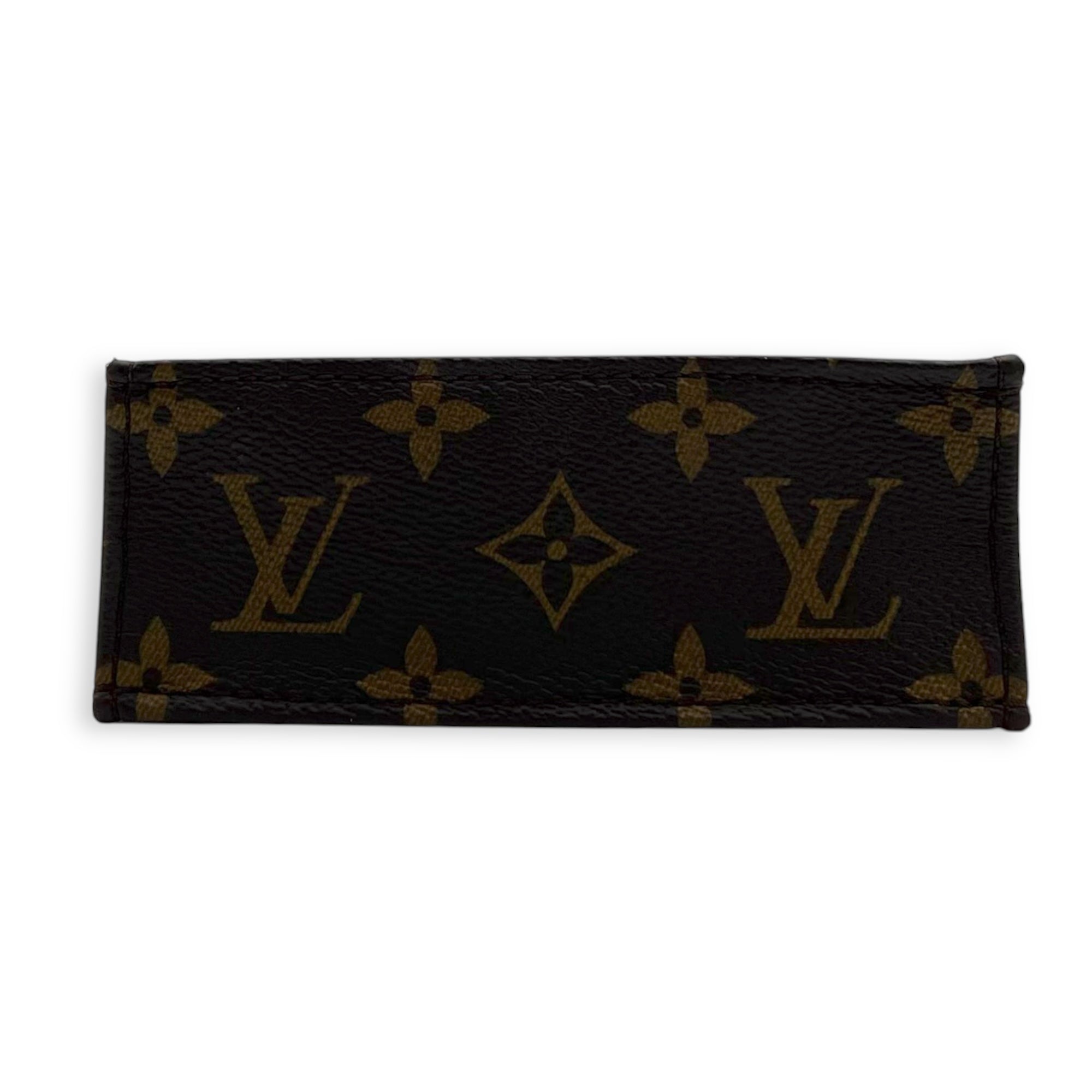 Sac Plat Petite Brown Top Handle Bag in Monogram Coated Canvas, Gold hardware - Image 6