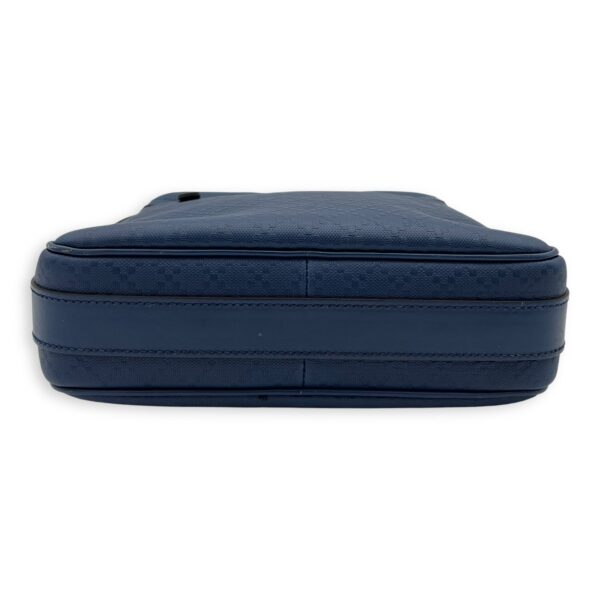 diamante Messenger Blue in Calfskin, Silver hardware - Image 6