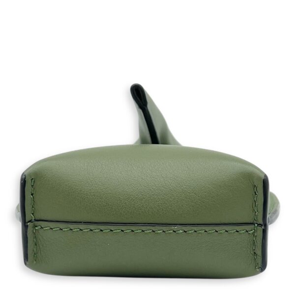 Elephant Pocket Crossbody Bag Green in Calfskin - Image 6