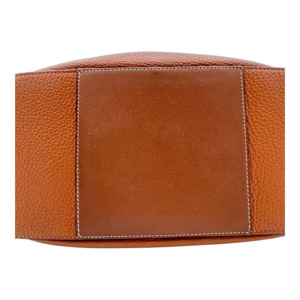 Hammock Shoulder Bag Brown in Calfskin, Gold hardware - Image 8
