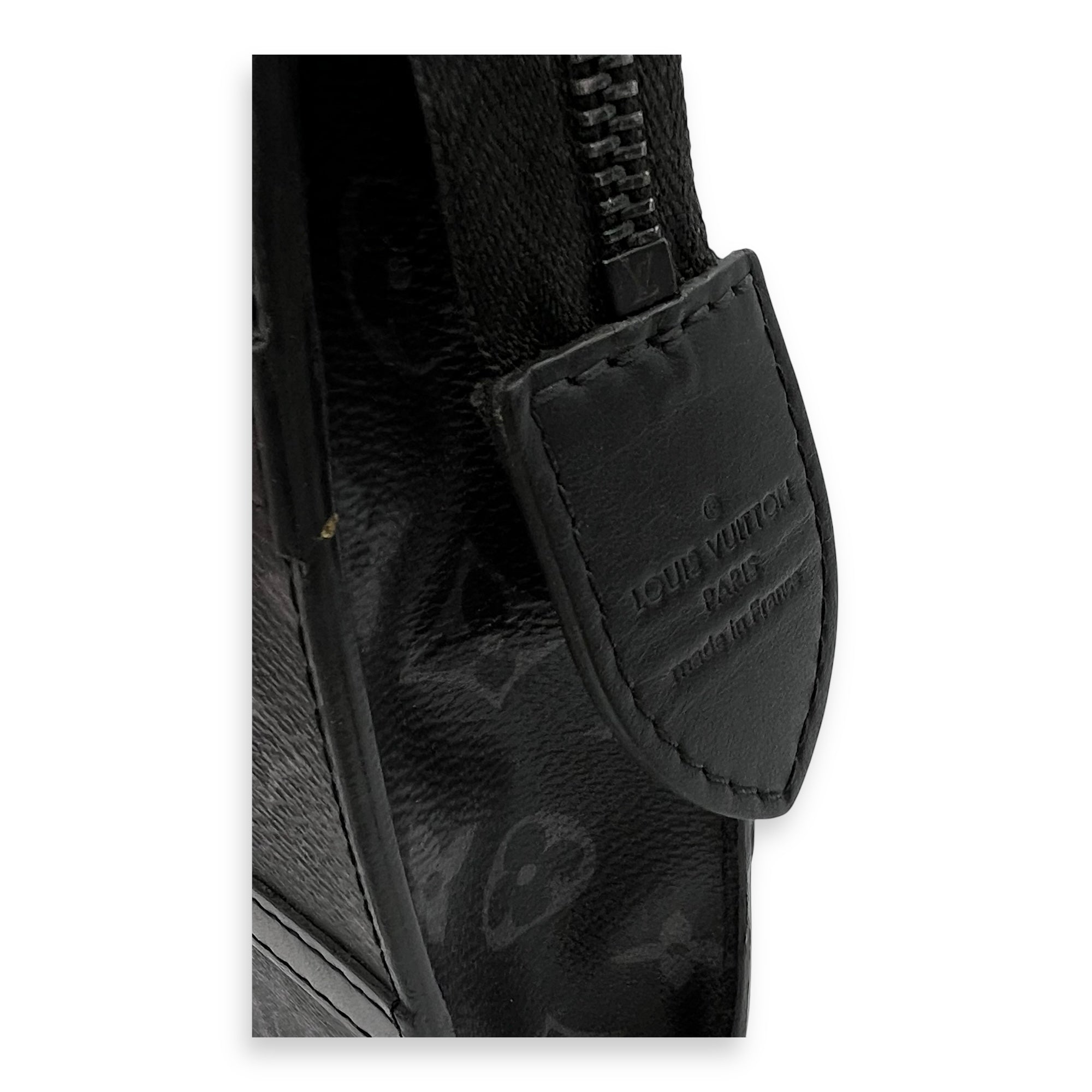Trunk Pouch Black in Monogram Coated Canvas, Silver hardware - Image 7