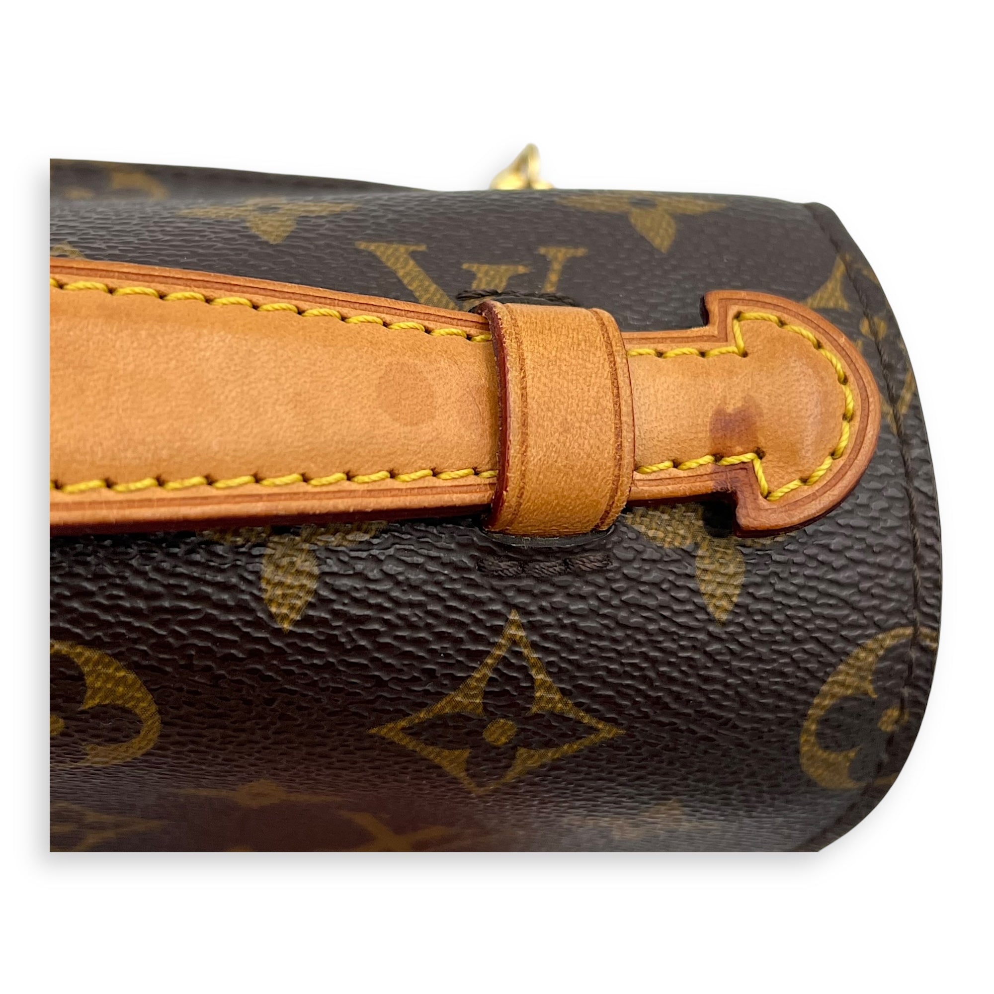 Metis Crossbody Bag Brown in Monogram Coated Canvas, Gold hardware - Image 8