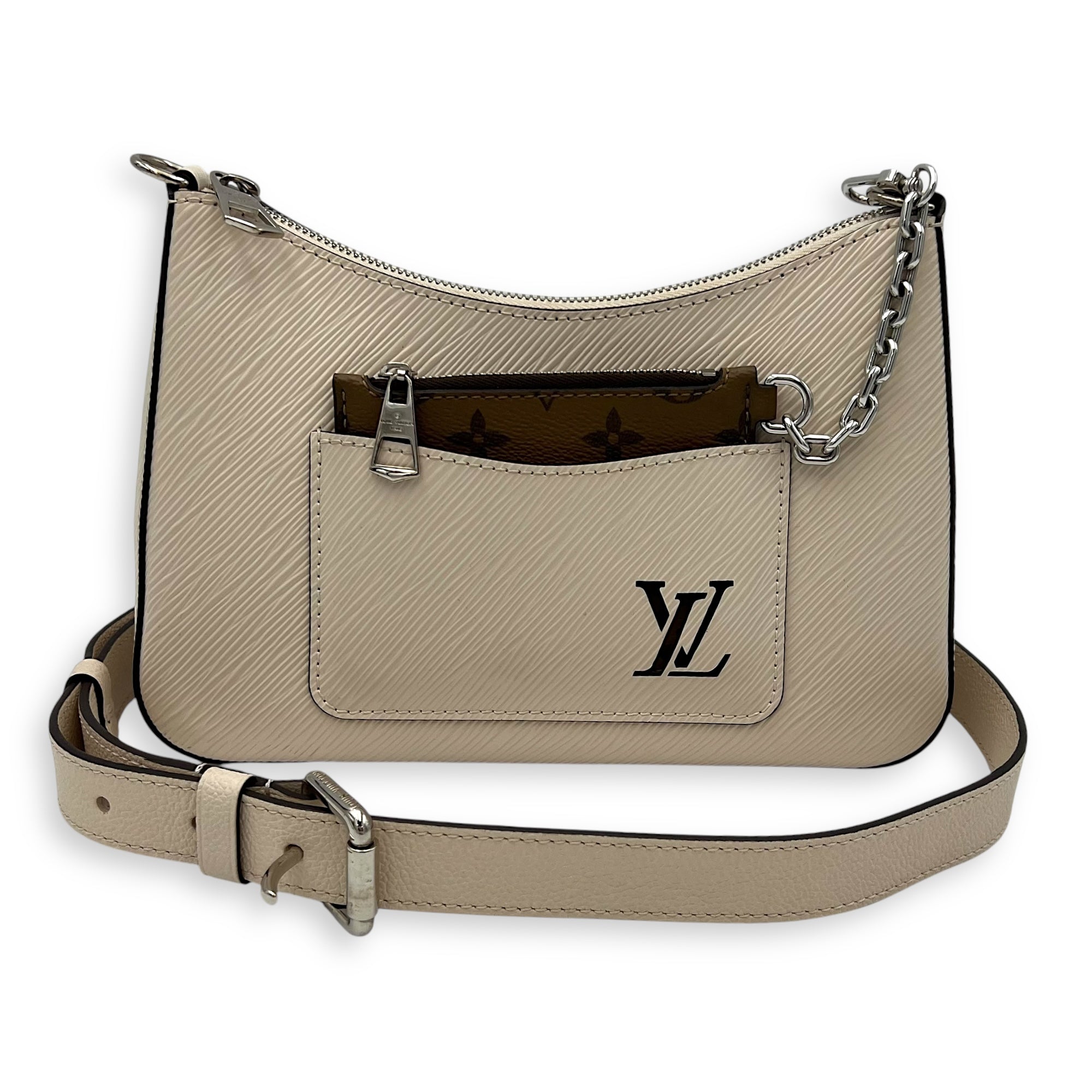 Marelle Shoulder Bag Shoulder bag in Epi leather, Silver Hardware - Image 14