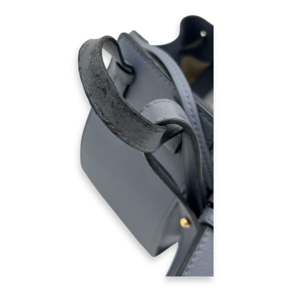 Hammock Mini Blue Shoulder Bag in Calfskin, Silver hardware - Image 9