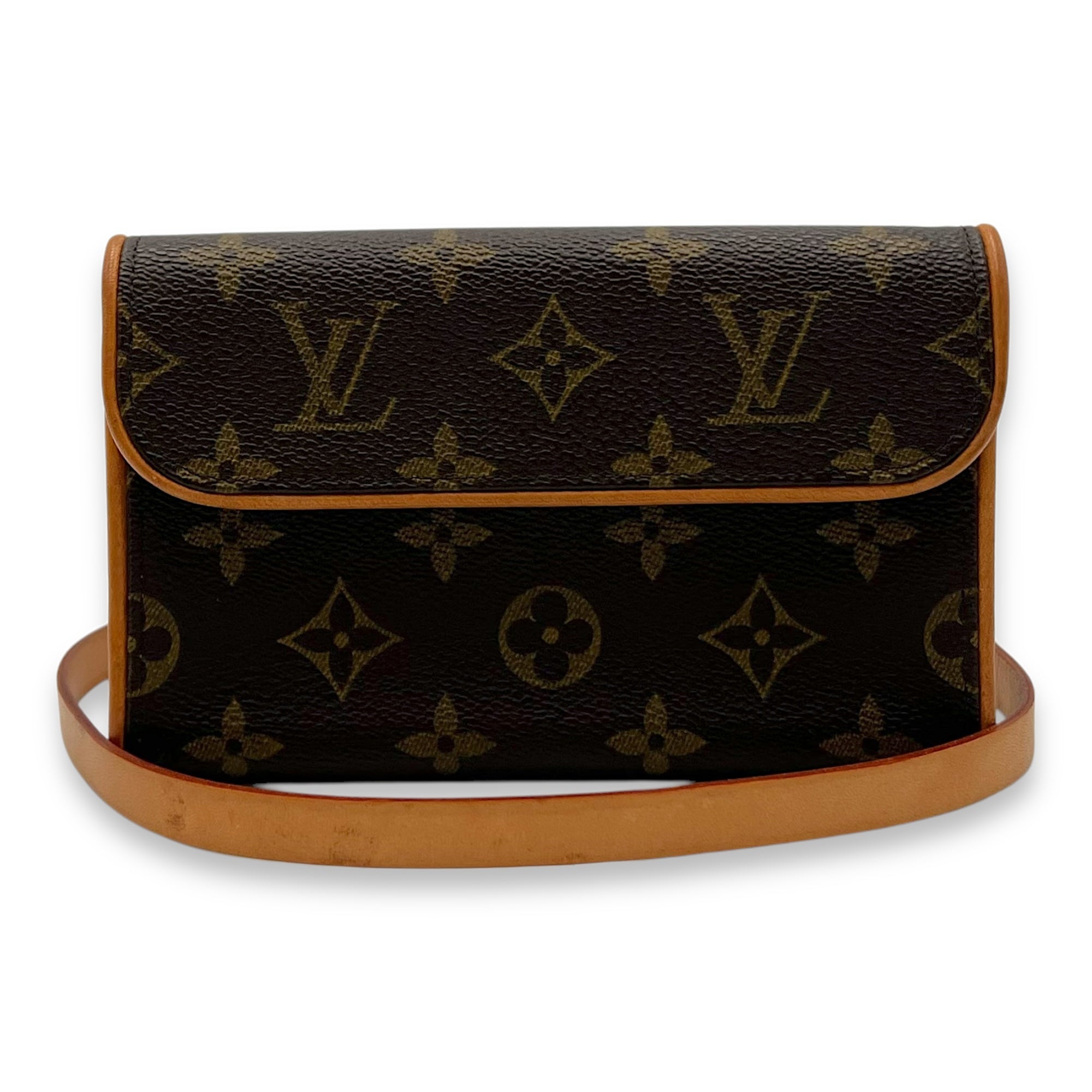 Florentine Belt Bag Brown in Monogram Coated Canvas, Gold hardware - Image 10