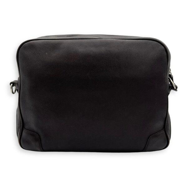 Classic Brown Messenger in Calfskin, Silver hardware - Image 3