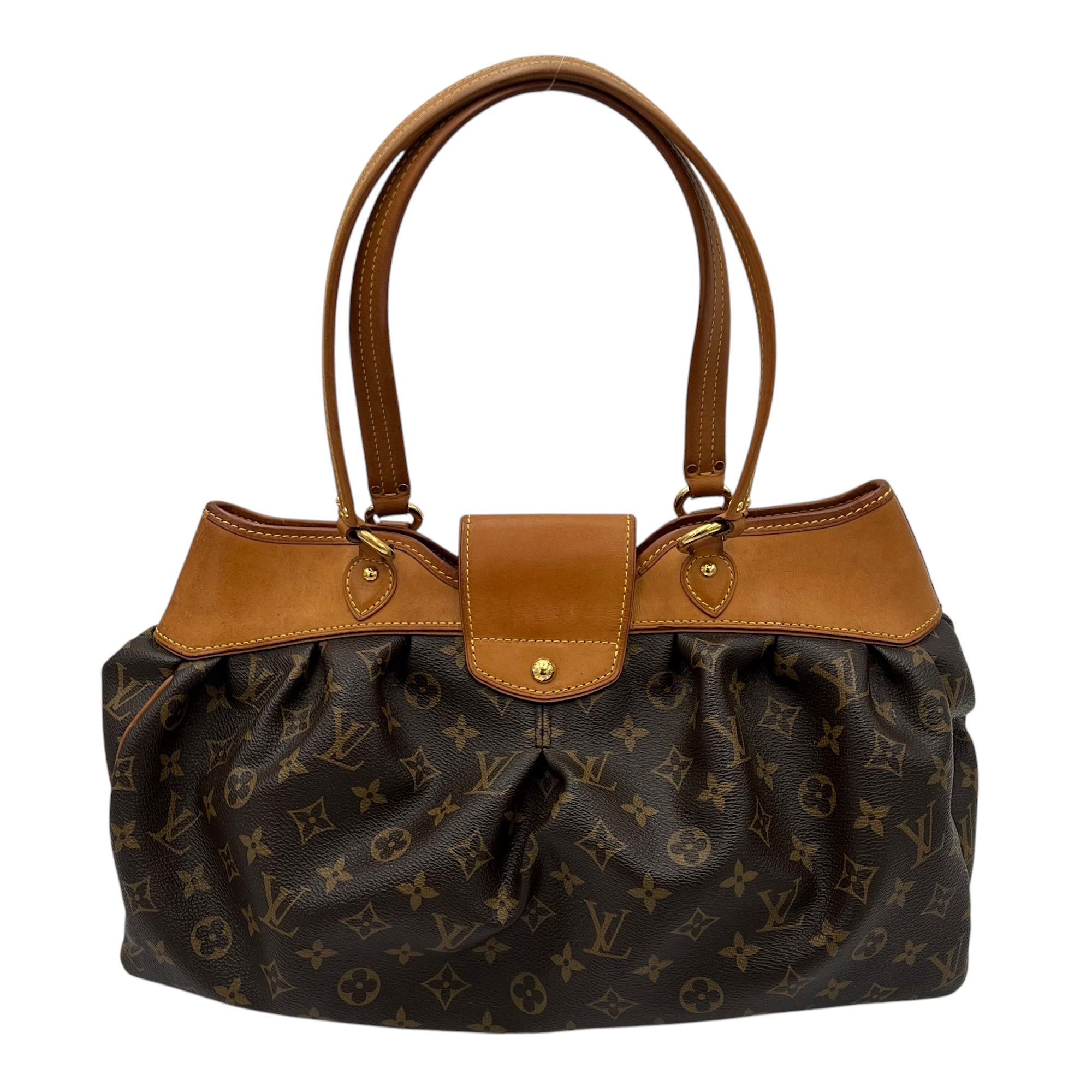 Boetie Shoulder Bag in Monogram Coated Canvas Gold hardware - Image 3