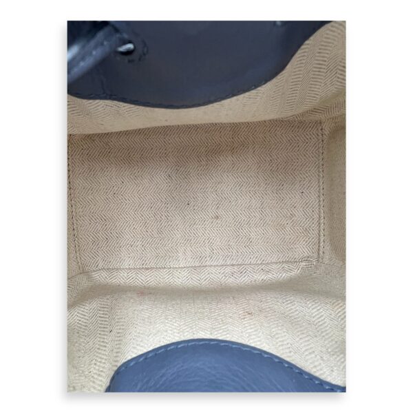 Hammock Mini Blue Shoulder Bag in Calfskin, Silver hardware - Image 14