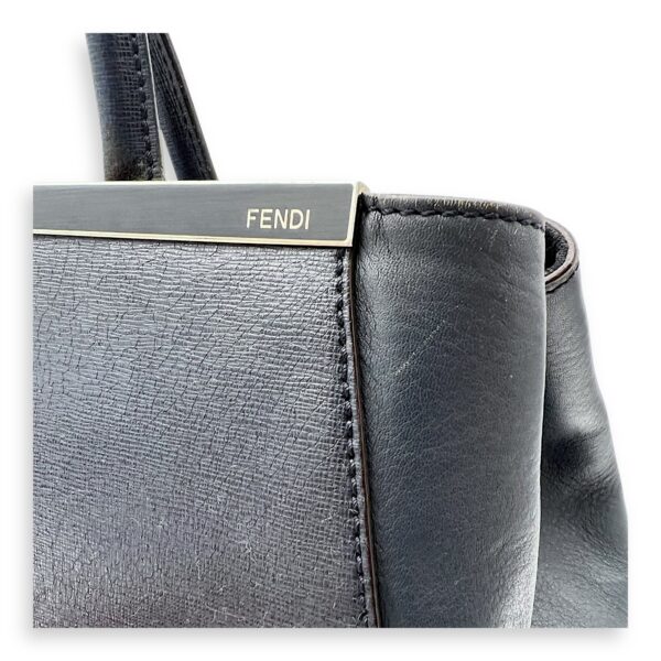 2Jours Blue Top Handle Bag in Calfskin, Silver hardware - Image 16