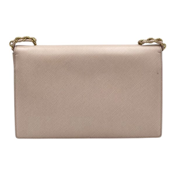 Vara Bow Pink Crossbody Bag in Calfskin, Gold hardware - Image 3
