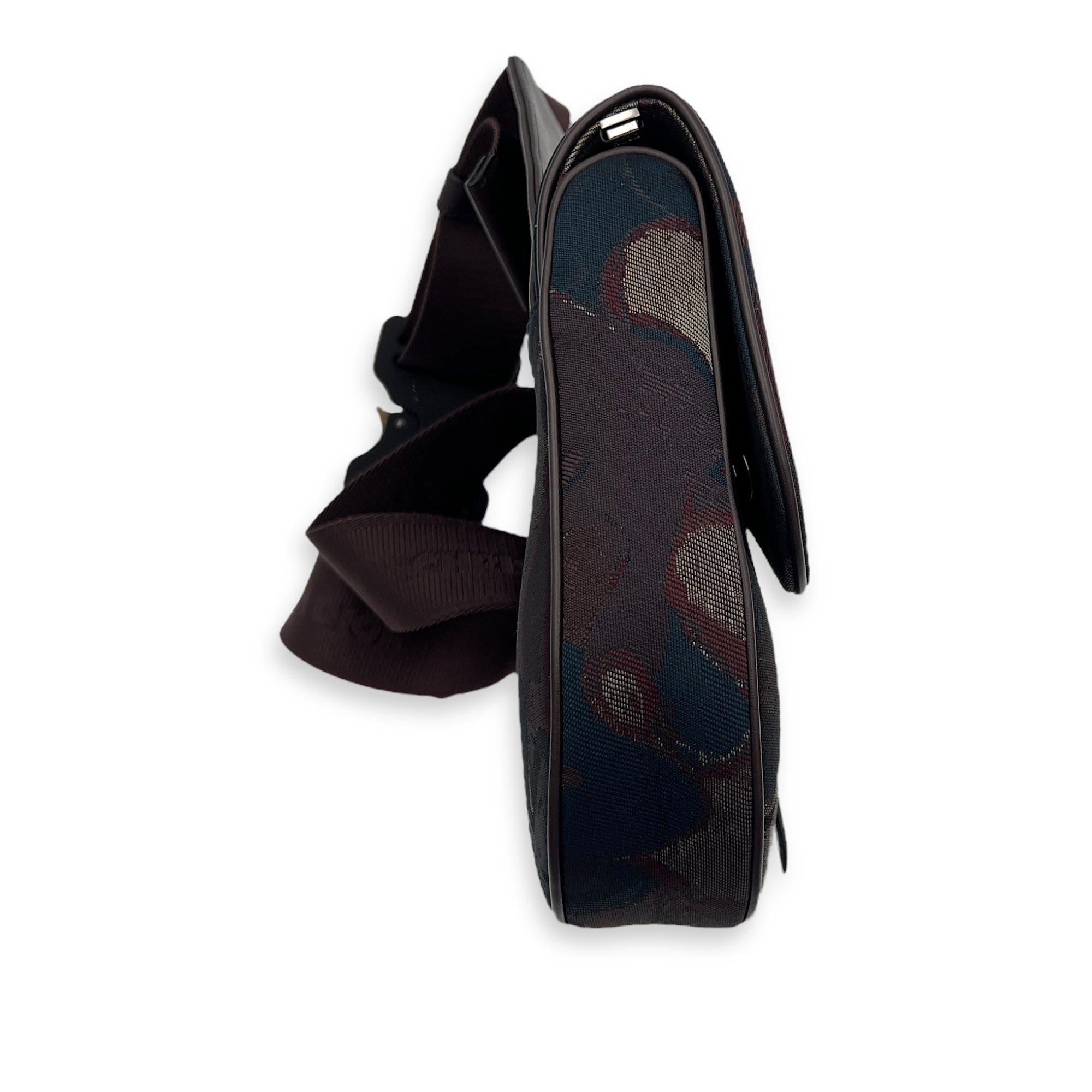 Saddle Crossbody Bag Peter Doig Collaboration in Canvas, Silver hardware - Image 4